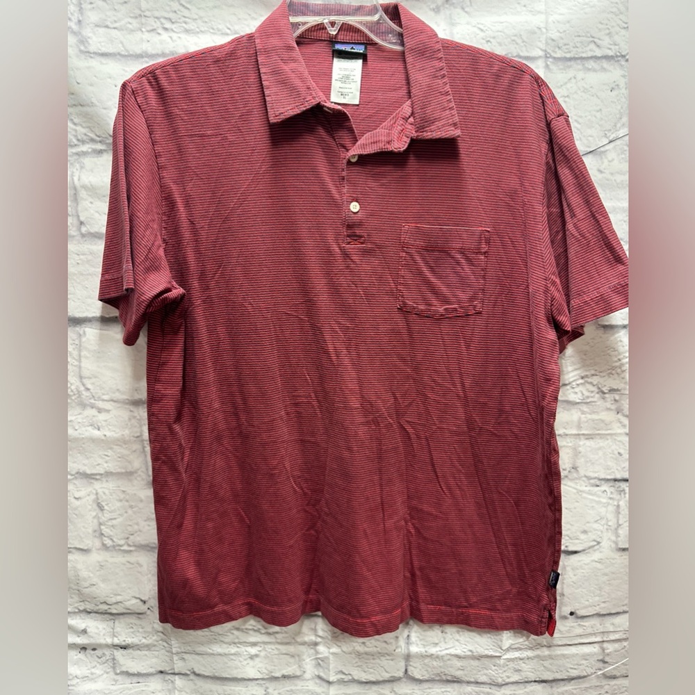 Patagonia men’s organic cotton‎ polo shirt XL